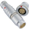長方捷連接器 7芯推拉自鎖插頭插座 電子儀器儀表測試線束