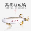 金龍魚(yú)造型玻璃酒瓶大鯉魚(yú)工藝酒瓶手工玻璃大魚(yú)造型威士忌酒瓶